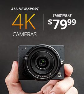 All-New Sport 4K Cameras